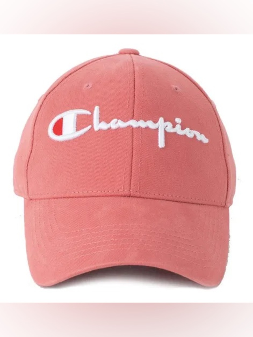 Champion Coral Script Logo Cap - White Embroidery